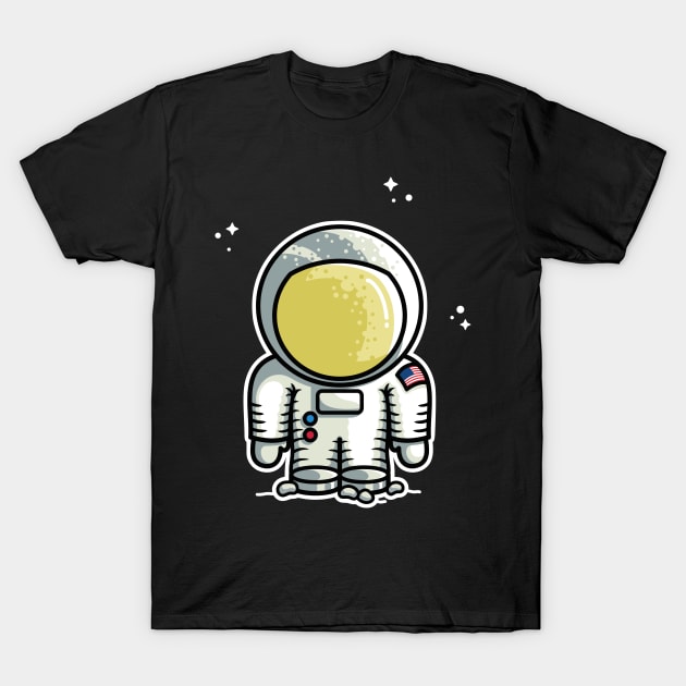 Cute Astronaut T-Shirt by freeves